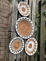Wanddecoratie riet bamboe woondecoratie, Huis en Inrichting, Woonaccessoires | Wanddecoraties, Ophalen of Verzenden, Zo goed als nieuw