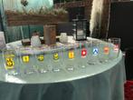 9 Bierglazen Leeuw Bier Brouwerij Valkenburg Stedenserie, Verzamelen, Biermerken, Verzenden, Zo goed als nieuw, Glas of Glazen