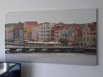 Curaçao Pontjesbrug Willemstad Canvas 90x160cm, Ophalen