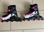 Rusher Skeelers / Inlineskates - Verstelbaar - Zwart/Roze, Sport en Fitness, Skeelers, Overige merken, Dames, Ophalen of Verzenden