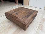 Indiase Salontafel - 60x60x30cm, Huis en Inrichting, Ophalen, Gebruikt, 50 tot 100 cm, Vierkant