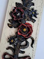 Retro Vintage 3D wanddecoratie - decoratie gips op board, Huis en Inrichting, Ophalen of Verzenden