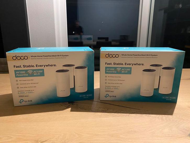 TP-Link Deco P9 (2x 3-pack) - Nieuwstaat!, Computers en Software, WiFi-versterkers, Zo goed als nieuw, Ophalen of Verzenden