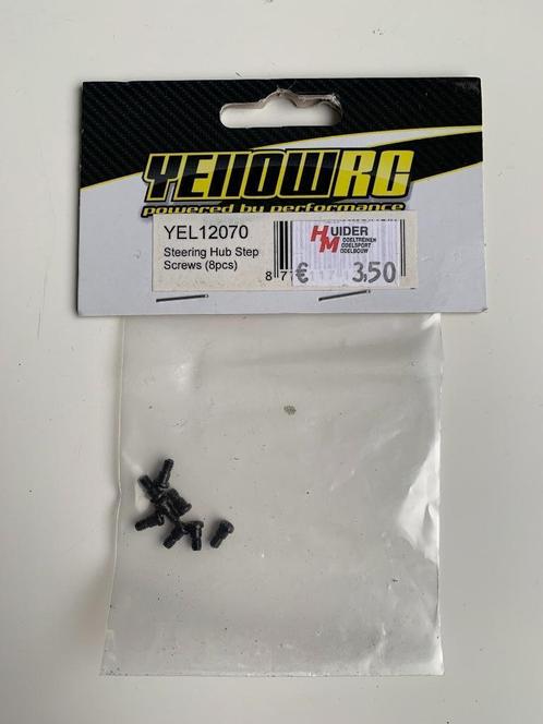 YellowRc YEL12070 steering hub step screws 8pcs nieuw rc, Hobby en Vrije tijd, Modelbouw | Radiografisch | Auto's, Nieuw, Onderdeel