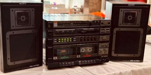 Vintage Sony XO-550W Sereo Set, Audio, Tv en Foto, Stereo-sets, Gebruikt, Cassettedeck, Tuner of Radio, Speakers, Sony, Microset