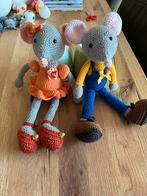 Gehaakt stel muizen, Ophalen of Verzenden, Zo goed als nieuw, Breien of Haken, Overige typen