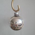 Kerstbal met landschap en kerstman, ., Ophalen of Verzenden, Zo goed als nieuw, .