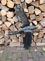 Vintage Metalen Vogel Geveldecoratie - Mid Century, Ophalen, Gebruikt, Onbekend, Onbekend