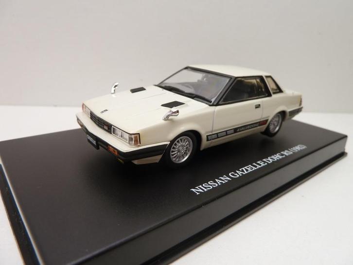 Nissan Gazelle DOHC RS 1982  DISM models, Hobby en Vrije tijd, Modelauto's | 1:43, Zo goed als nieuw, Auto, Overige merken, Ophalen of Verzenden