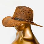 Leren Stars & Stripes uniseks cowboy Western hoed maat 58, Kleding | Heren, Hoeden en Petten, Nieuw, Ophalen of Verzenden, Hoed