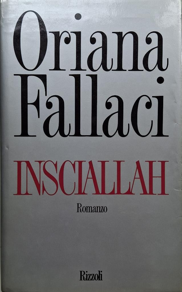 Oriana Fallaci - Insciallah (ITALIAANS), Ophalen of Verzenden, Gelezen, Italiaans, Fictie