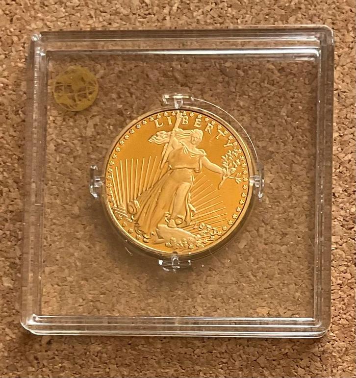 Penning / Copy - Verenigde Staten 20 dollars 1933, Postzegels en Munten, Penningen en Medailles, Overige materialen, Buitenland