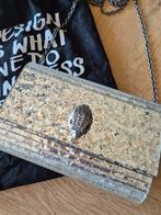 Kurt Geiger Zilver Glitter Avondtas, Sieraden, Tassen en Uiterlijk, Tassen | Damestassen, Ophalen of Verzenden, Zo goed als nieuw