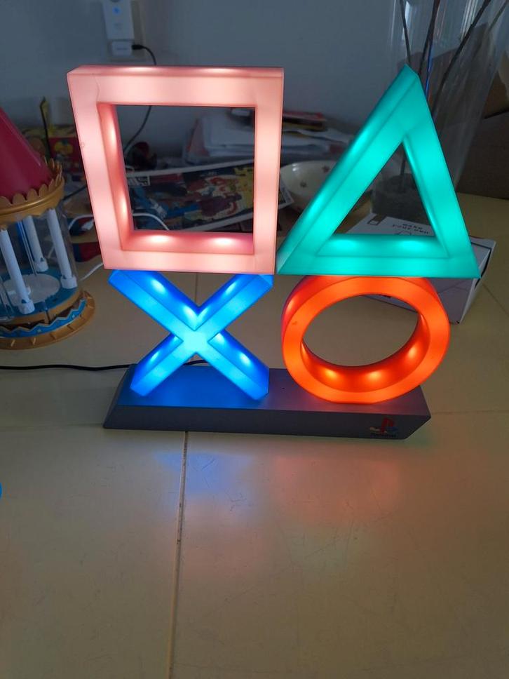 PlayStation Icoon Lamp, Spelcomputers en Games, Spelcomputers | Sony PlayStation Portables | Accessoires, Zo goed als nieuw, Ophalen of Verzenden