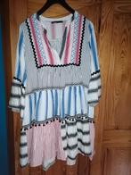 Devotion jurk katoen S rood wit blauw, Kleding | Dames, Jurken, Verzenden, Wit, Devotion, Zo goed als nieuw