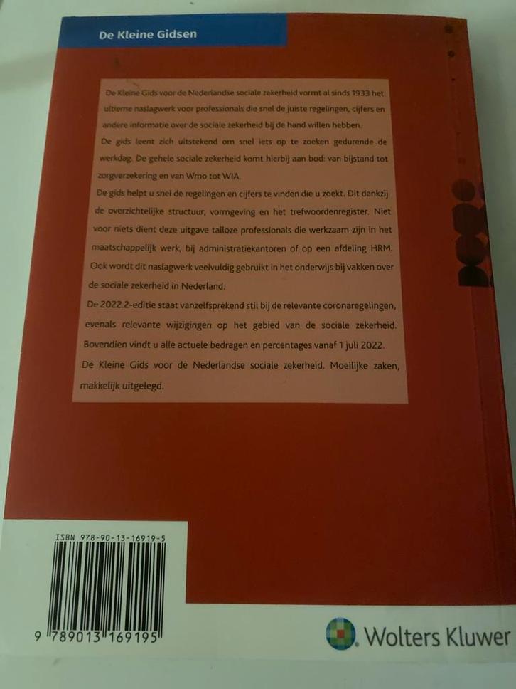 De Kleine Gids Sociale Zekerheid, Boeken, Studieboeken en Cursussen, Zo goed als nieuw, Niet van toepassing, Gamma, Ophalen of Verzenden