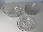 Glazen kom + schotels (6 stuks), Ophalen, Overige stijlen, Kop(pen) en/of Schotel(s), Glas