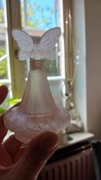 Vintage sierflesje met vlinder,frosted glas, Parfumfles, Ophalen of Verzenden, Zo goed als nieuw