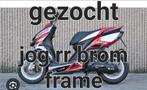 Gezocht: brom frame yamaha jog geel kenteken, Fietsen en Brommers, Brommeronderdelen | Scooters, Frame, Ophalen of Verzenden, Yamaha