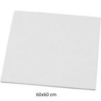 5x canvas doeken 60x60 cm nieuw 100% katoen, Hobby en Vrije tijd, Ophalen, Nieuw, Materiaal