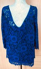 Jasper Conran indigoblauwe top maat 44/46