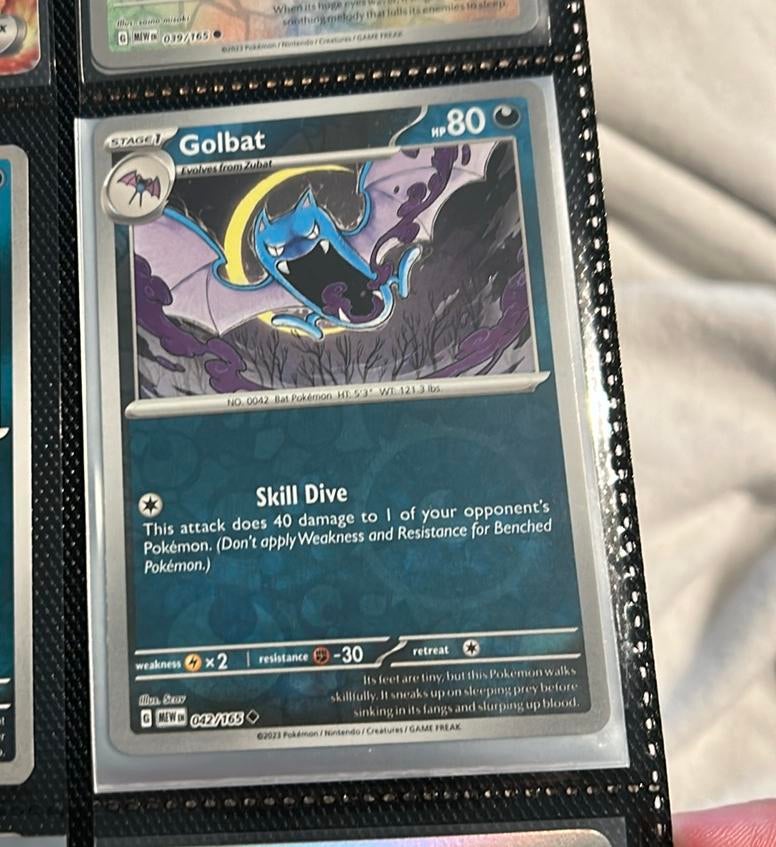 Pokémon kaart Golbat, Ophalen of Verzenden, Zo goed als nieuw
