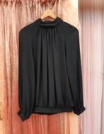 Steps mooie zwarte chiffon top tuniek h&m S M, Zwart, Ophalen of Verzenden, Zo goed als nieuw, Steps