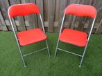 KLAPSTOELTJES 2 STUKS, Ophalen, Gebruikt, Rood, Twee