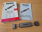 Sitecom Multifunctionele Kaartlezer USB-A + USB-C, Ophalen of Verzenden, Nieuw, Sitecom, 32 GB