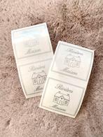 Riviera Maison Stickers - Transparant Zilver - 4 stuks, Ophalen of Verzenden, Nieuw, Overige typen, Minder dan 50 cm