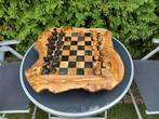 Handgemaakte Olijfhouten Schaakspel - 22cm/30cm/50cm- Uniek, Ophalen of Verzenden, Nieuw