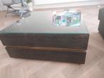 Richmond interiorm. Richmond blackbone gold salontafel, Huis en Inrichting, Tafels | Salontafels, Minder dan 50 cm, Gebruikt, Rechthoekig