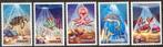 Curacao 247/51 postfris Kinderpostzegels 2014, Ophalen of Verzenden, Postfris