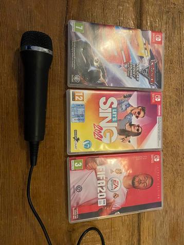 3 Switch spellen met microfoon beschikbaar voor biedingen
