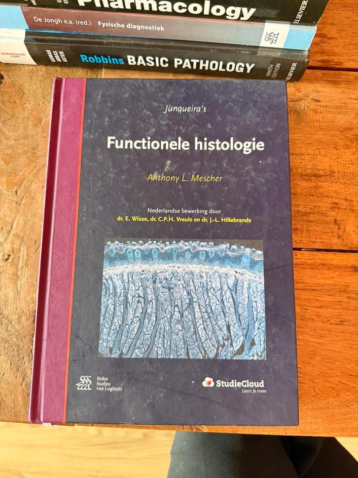 Functionele histologie, 15e druk, geneeskunde boek, Boeken, Informatica en Computer, Zo goed als nieuw, Ophalen of Verzenden