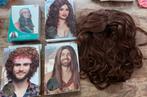 5 pruiken flowerpower, hippie, sixties party, Sieraden, Tassen en Uiterlijk, Ophalen of Verzenden, Zo goed als nieuw, Pruik of Haarverlenging