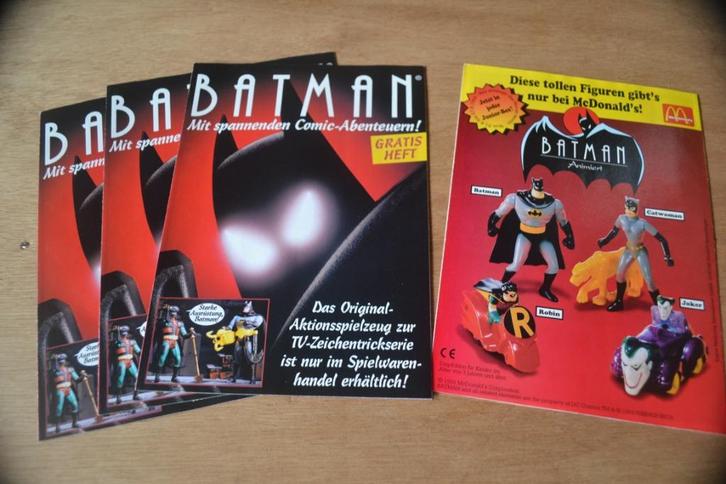 4 x mini comic heft Batman McDonald's jaren 90, Boeken, Strips | Comics, Zo goed als nieuw, Eén comic, Europa, Verzenden