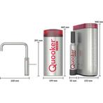 Quooker combi plus cube RVS, 2 liter of meer, Ophalen of Verzenden, Nieuw, Rvs