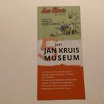 5 jaar Jan Kruis museum Orvelte kleurrijke flyer., Verzenden, Nieuw
