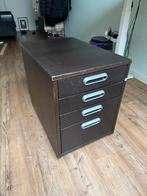 Gratis ophalen: Bureaukast / Ladekast bruin, Huis en Inrichting, Kasten | Ladekasten, Ophalen, Minder dan 50 cm, Gebruikt, 3 of 4 laden