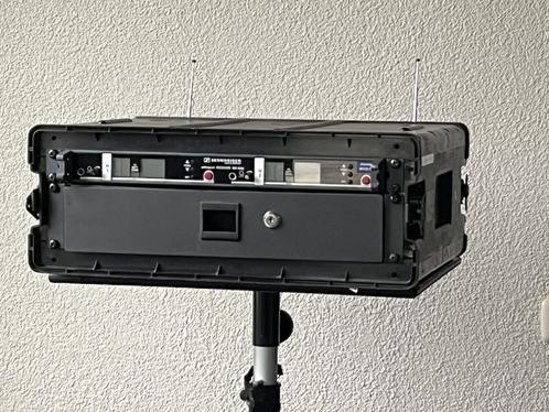 Sennheiser EM 3032 duo ontvanger en 2 draadloze microfoons, Muziek en Instrumenten, Microfoons, Gebruikt, Zangmicrofoon, Draadloos