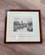 Ets Anko Wieringa - De Kolk, Rotterdam 32,5x30cm, Antiek en Kunst, Ophalen of Verzenden