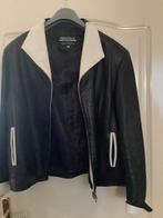 Leren Jasje Made in Italy, Ophalen of Verzenden, Zo goed als nieuw, Maat 42/44 (L), Zwart