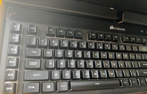 Corsair K55 RGB gaming keyboard/toetsenbord, Computers en Software, Toetsenborden, Zo goed als nieuw, Qwerty, Ophalen of Verzenden