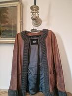 Leren jas, Kleding | Dames, Ophalen of Verzenden, Zo goed als nieuw, Bruin