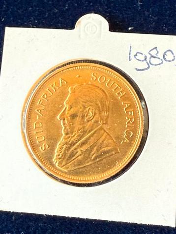 Gouden kruggerrand beschikbaar voor biedingen