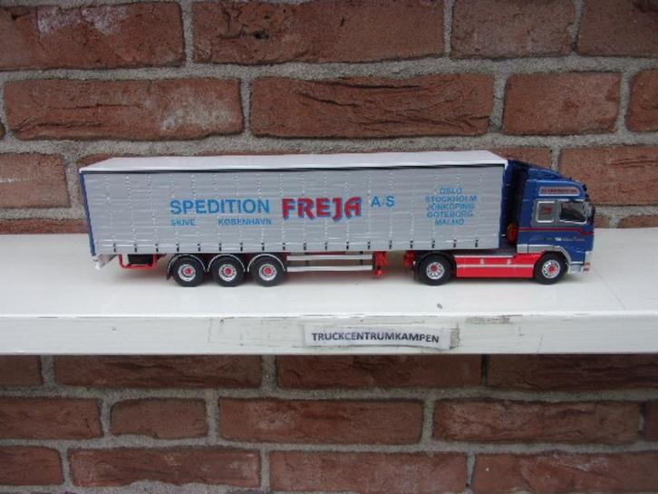 Tekno  Volvo  FH12  Globetrotter  van  Freja., Hobby en Vrije tijd, Modelauto's | 1:50, Nieuw, Bus of Vrachtwagen, Tekno, Ophalen of Verzenden