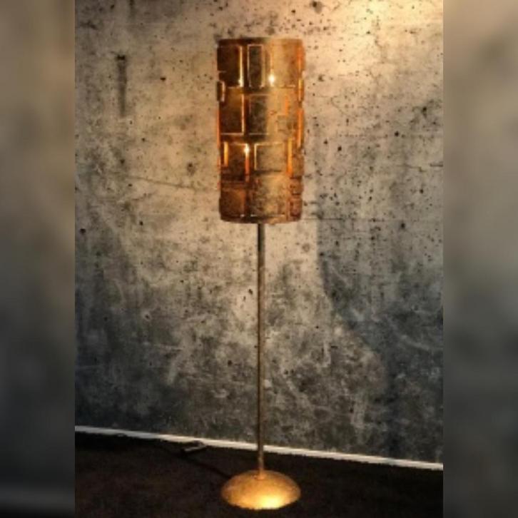 Vloerlamp Pablo van Leclercq & Bouwman, Huis en Inrichting, Lampen | Vloerlampen, Zo goed als nieuw, Minder dan 100 cm, Metaal