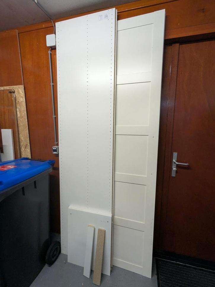 Ikea Pax kast met paneeldeuren, Huis en Inrichting, Kasten | Kledingkasten, Gebruikt, 200 cm of meer, 50 tot 100 cm, 50 tot 75 cm