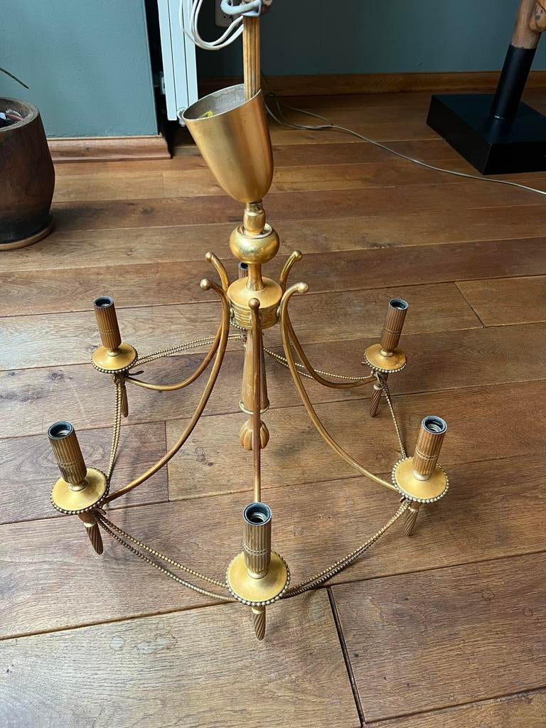 Vintage Italiaans design kroonluchter Sciolari, Huis en Inrichting, Lampen | Kroonluchters, Ophalen, Zo goed als nieuw